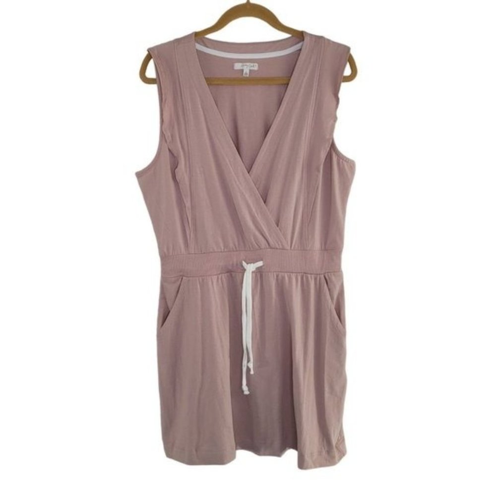 Gray State Laney Pasadena soft Pink shirt sleeveless dress Medium
